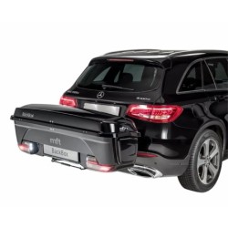 Zestaw box na hak MFT BackBox Black + baza na hak Back Carrier montaż na haku holowniczym ⬅️ sklep DOAN