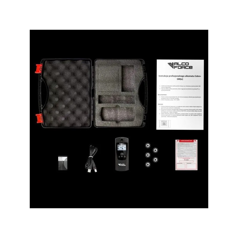Alkomat elektrochemiczny ALCOFORCE COBRA z drukarką ⬅️ sklep DOAN