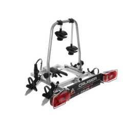 Bagażnik rowerowy na hak holowniczy Aguri Cruiser srebrny 2 rowery 13 PIN ⬅️ sklep DOAN