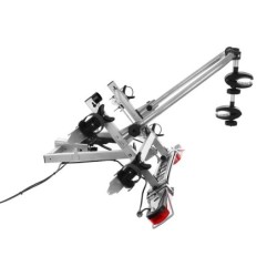 Bagażnik rowerowy na hak holowniczy Aguri Cruiser srebrny 2 rowery 13 PIN ⬅️ sklep DOAN