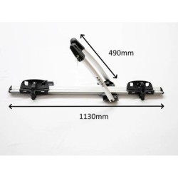 Uchwyt rowerowy na dach Aguri Acuda III mini srebrny (rowerki dziecięce) ⬅️ sklep DOAN