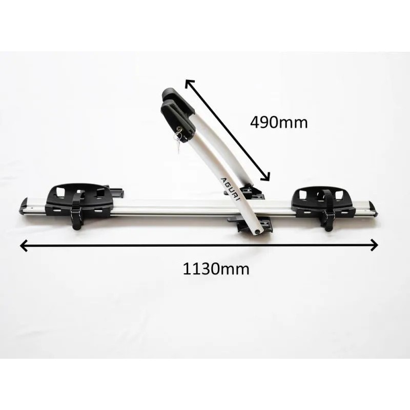 Uchwyt rowerowy na dach Aguri Acuda III mini srebrny (rowerki dziecięce) ⬅️ sklep DOAN