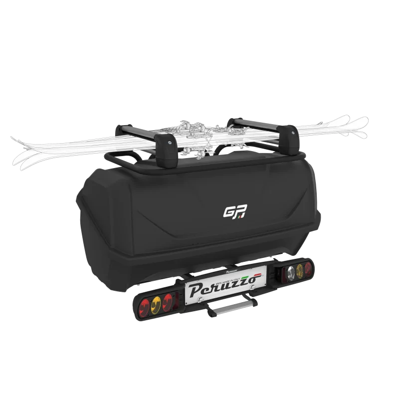 Box na hak Peruzzo GP 340 litrów ( do montażu wymagana platforma rowerowa na hak ) ⬅️ sklep DOAN