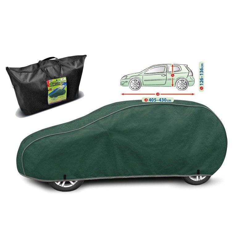 Nieprzemakalna plandeka na samochód MEMBRANE GARAGE rozmiar L1 hatchback/kombi ⬅️ sklep DOAN