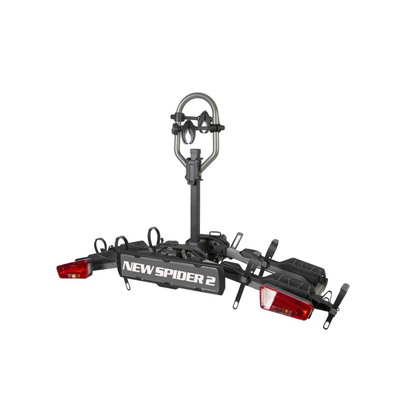 Bagażnik rowerowy na hak holowniczy Inter Pack New Spider czarny 2 rowery 13 PIN ⬅️ sklep DOAN