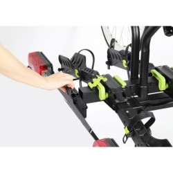 Bagażnik rowerowy na hak holowniczy Inter Pack New Spider czarny 2 rowery 13 PIN ⬅️ sklep DOAN