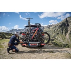 Bagażnik rowerowy na hak holowniczy Yakima JustClick Evo czarny 3 rowery 13 PIN oświetlenie LED ⬅️ sklep DOAN