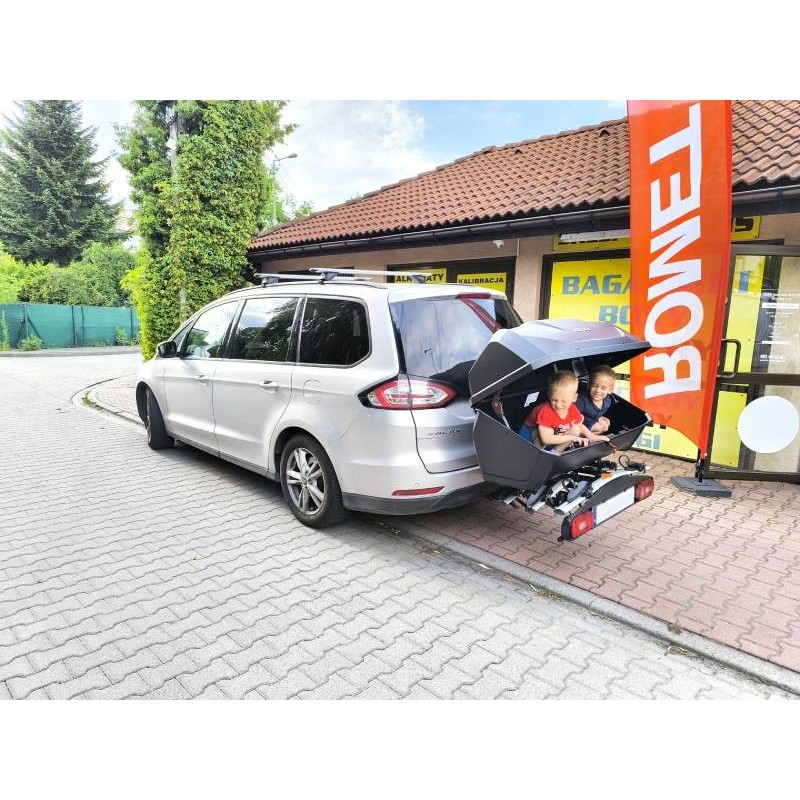 Box na hak Aguri Active Bike 340 litrów ( do montażu wymagana platforma rowerowa na hak ) ⬅️ sklep DOAN