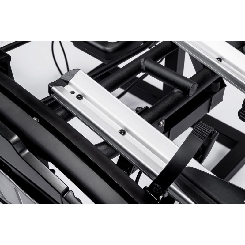 Bagażnik rowerowy na hak holowniczy Aguri Active e-Bike srebrny 2 rowery 13 PIN ⬅️ sklep DOAN