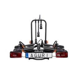 Bagażnik rowerowy na hak holowniczy Aguri Krab czarny 3 rowery 13 PIN ⬅️ sklep DOAN