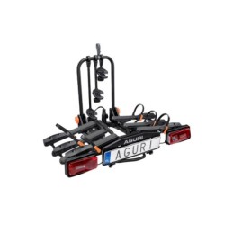 Bagażnik rowerowy na hak holowniczy Aguri Krab czarny 3 rowery 13 PIN ⬅️ sklep DOAN