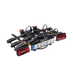 Bagażnik rowerowy na hak holowniczy Aguri Krab czarny 3 rowery 13 PIN ⬅️ sklep DOAN