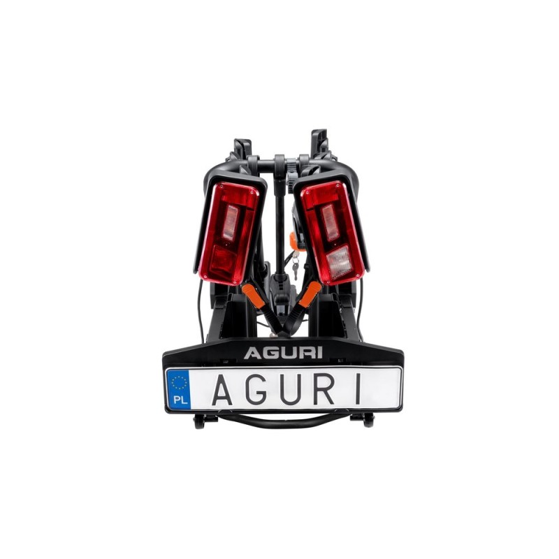 Bagażnik rowerowy na hak holowniczy Aguri Krab czarny 3 rowery 13 PIN ⬅️ sklep DOAN