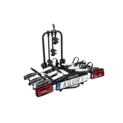 Bagażnik rowerowy na hak holowniczy Aguri Krab srebrny 3 rowery 13 PIN ⬅️ sklep DOAN