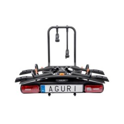 Bagażnik rowerowy na hak holowniczy Aguri Active e-Bike czarny 2 rowery 13 PIN ⬅️ sklep DOAN