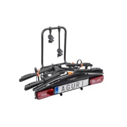 Bagażnik rowerowy na hak holowniczy Aguri Active e-Bike czarny 2 rowery 13 PIN ⬅️ sklep DOAN