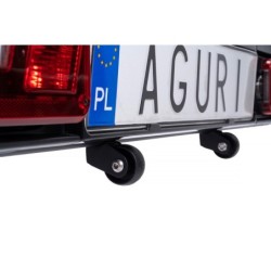 Bagażnik rowerowy na hak holowniczy Aguri Active e-Bike czarny 2 rowery 13 PIN ⬅️ sklep DOAN