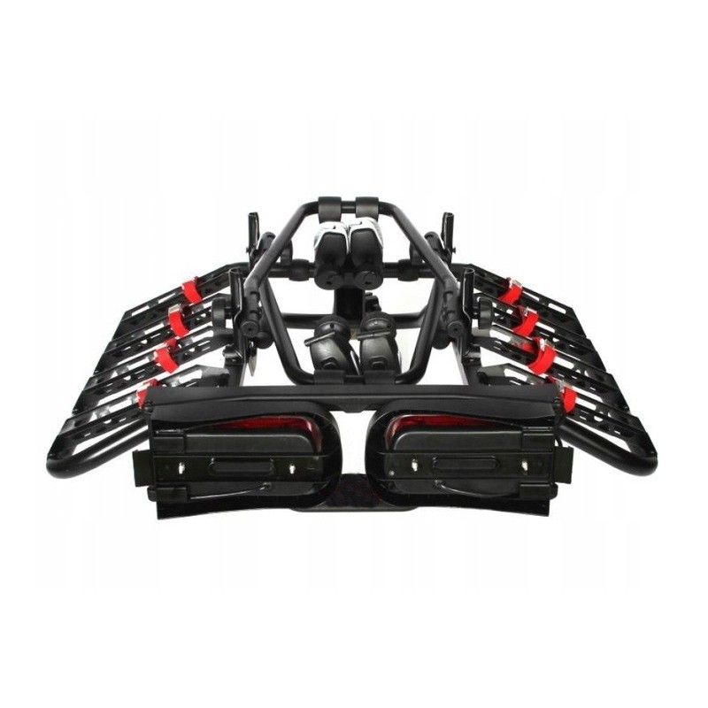 Bagażnik rowerowy na hak holowniczy Carface Quattro czarny 4 rowery 13 PIN ⬅️ sklep DOAN