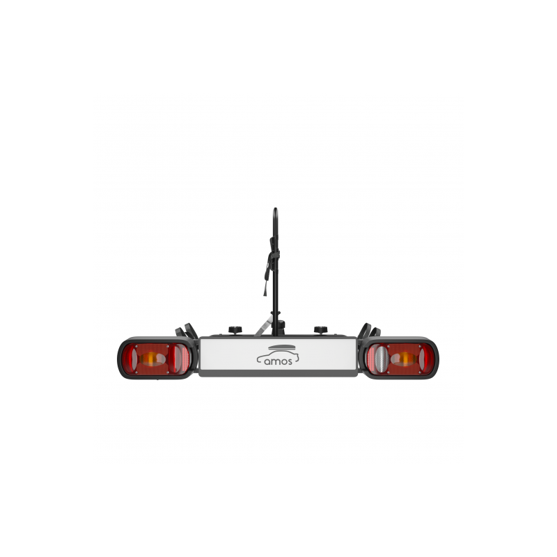 Bagażnik rowerowy na hak holowniczy Amos Tytan 2 rowery 13 PIN - czarny ⬅️ sklep DOAN