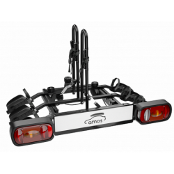 Bagażnik rowerowy na hak holowniczy Amos Tytan 3 rowery 13 PIN - czarny ⬅️ sklep DOAN