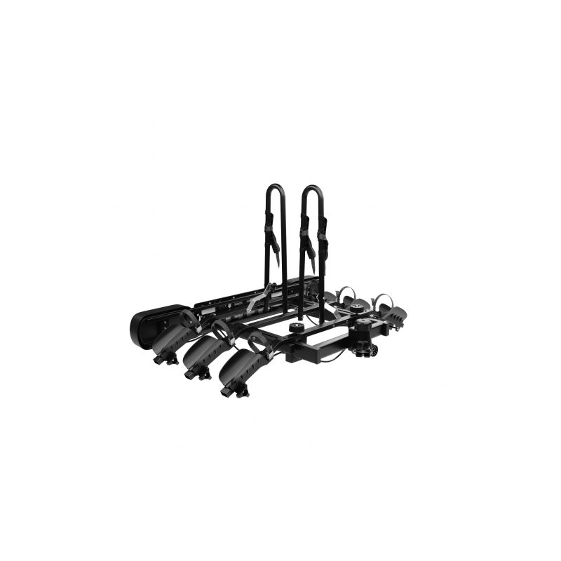 Bagażnik rowerowy na hak holowniczy Amos Tytan 3 rowery 13 PIN - czarny ⬅️ sklep DOAN