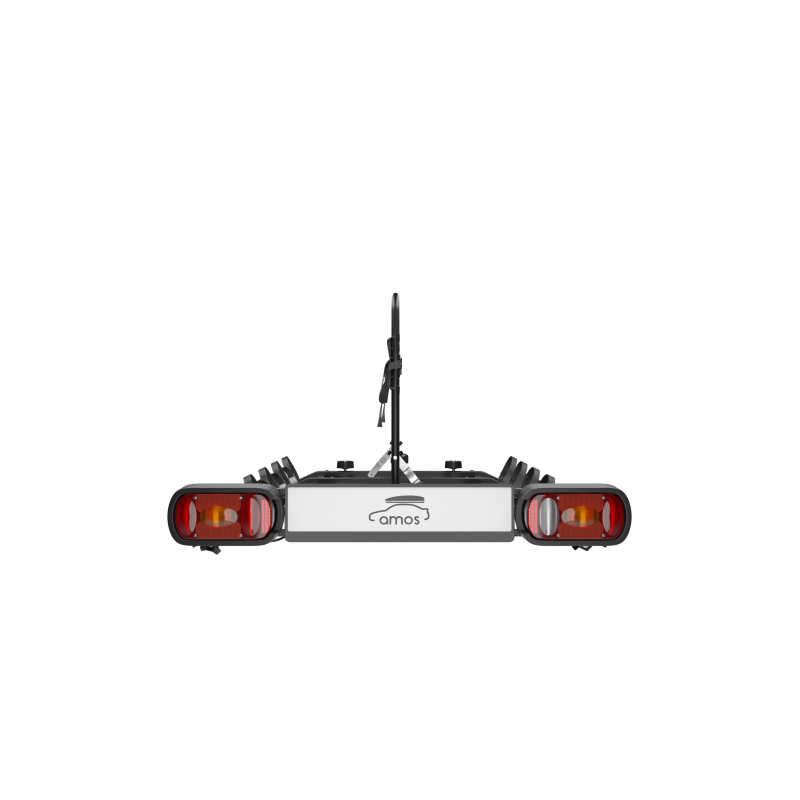 Bagażnik rowerowy na hak holowniczy Amos Tytan 4 rowery 13 PIN - czarny ⬅️ sklep DOAN