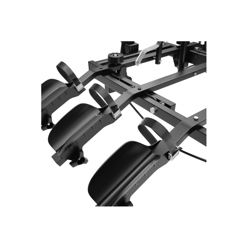 Bagażnik rowerowy na hak holowniczy Amos Tytan 4 rowery 13 PIN - czarny ⬅️ sklep DOAN