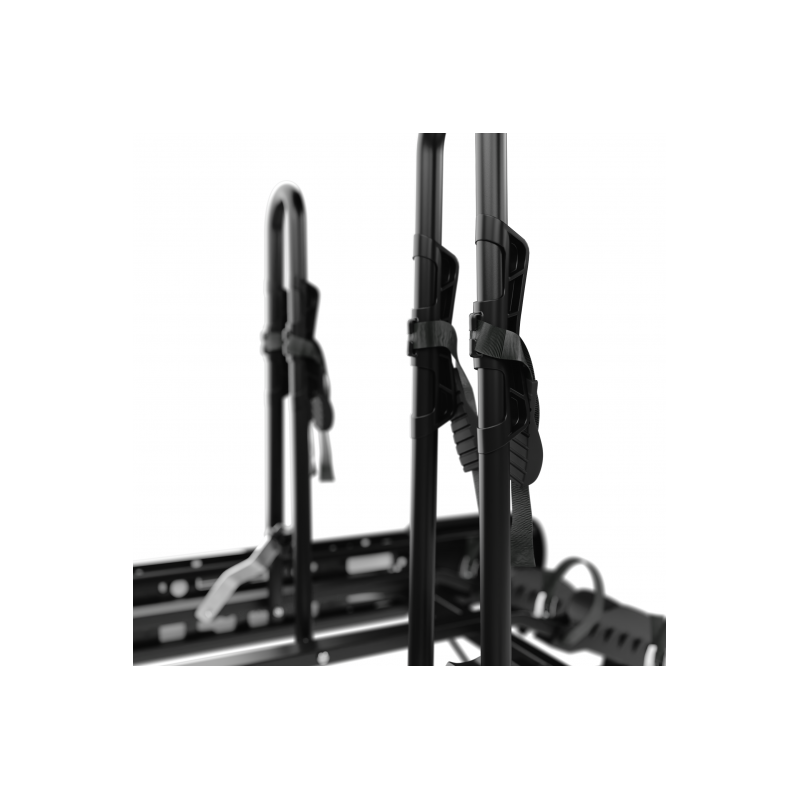 Bagażnik rowerowy na hak holowniczy Amos Tytan 4 rowery 13 PIN - czarny ⬅️ sklep DOAN