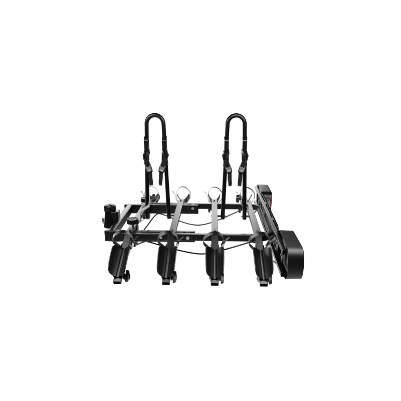 Bagażnik rowerowy na hak holowniczy Amos Tytan 4 rowery 13 PIN - czarny ⬅️ sklep DOAN