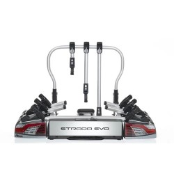 Bagażnik rowerowy na hak holowniczy Atera Strada Evo srebrny 4 rowery 13 PIN ⬅️ sklep DOAN