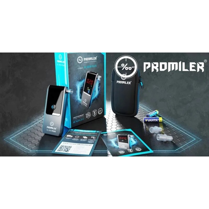 Alkomat elektrochemiczny PROMILER AL8000 PLUS ⬅️ sklep DOAN