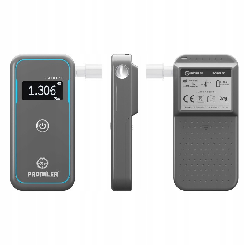 Promocja Specjalna Alkomat elektrochemiczny PROMILER ISOBER 50 ⬅️ sklep DOAN