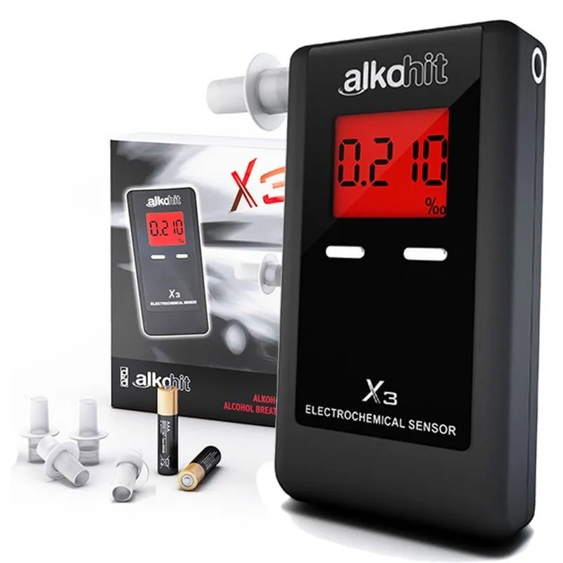 Alkomat elektrochemiczny ALKOHIT X3 w aluminiowej skrzyneczce ⬅️ sklep DOAN