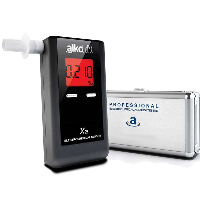Alkomat elektrochemiczny ALKOHIT X3 w aluminiowej skrzyneczce ⬅️ sklep DOAN