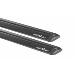 Bagażnik bazowy Aurilis aluminiowy czarny (AU/164107+AU/156110+AU/156500)