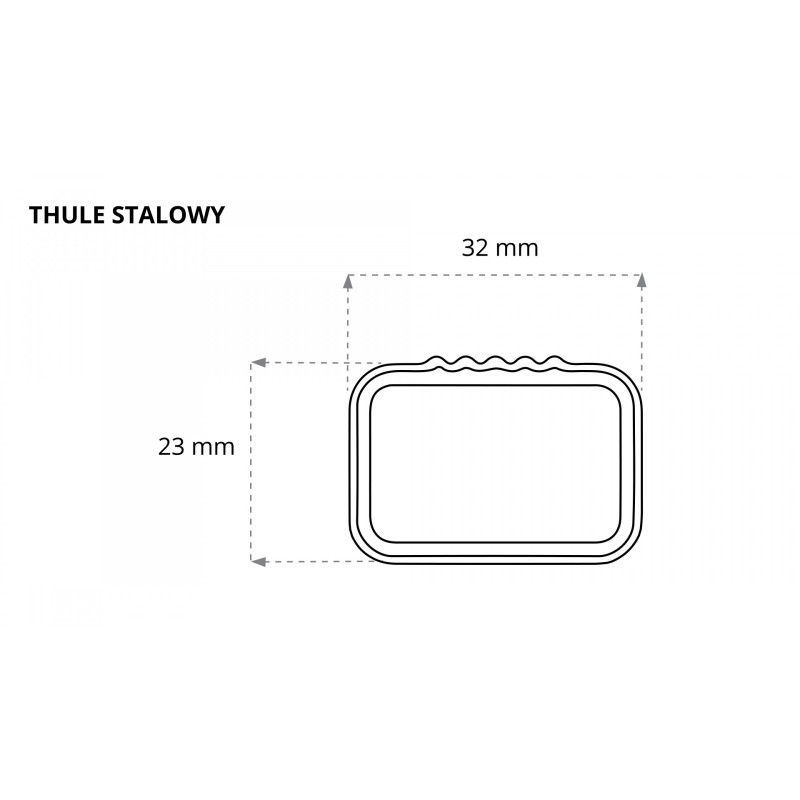 Thule belki stalowe - 135 cm ⬅️ sklep DOAN