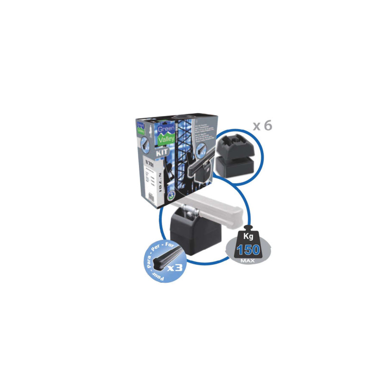 Aurilis PRO Stopa + kit (zestaw na 3 belki) 703