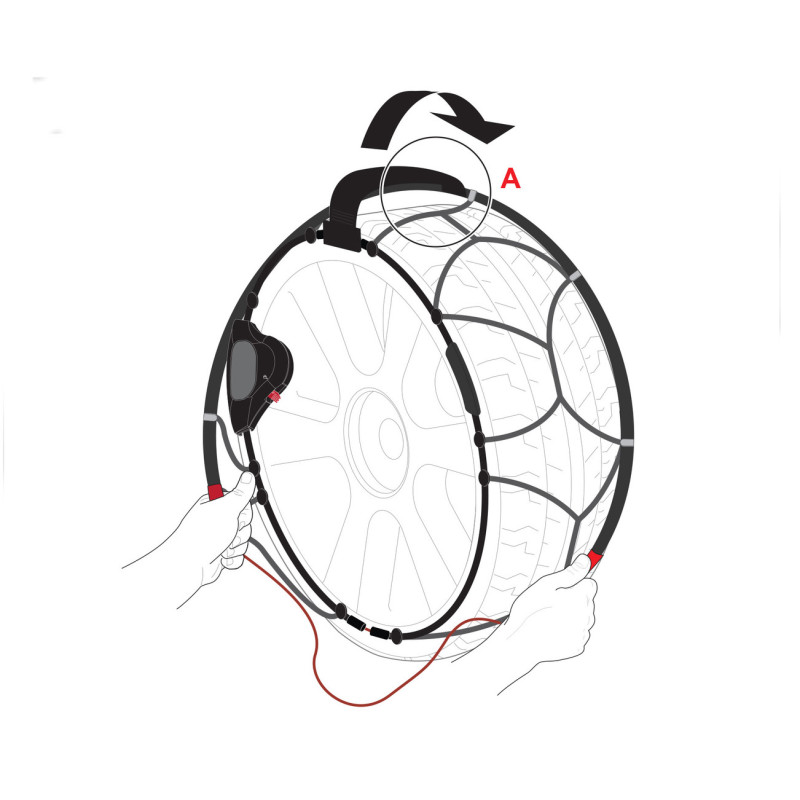 Koenig REFLEX CROSS gr.213 łańcuchy śniegowe