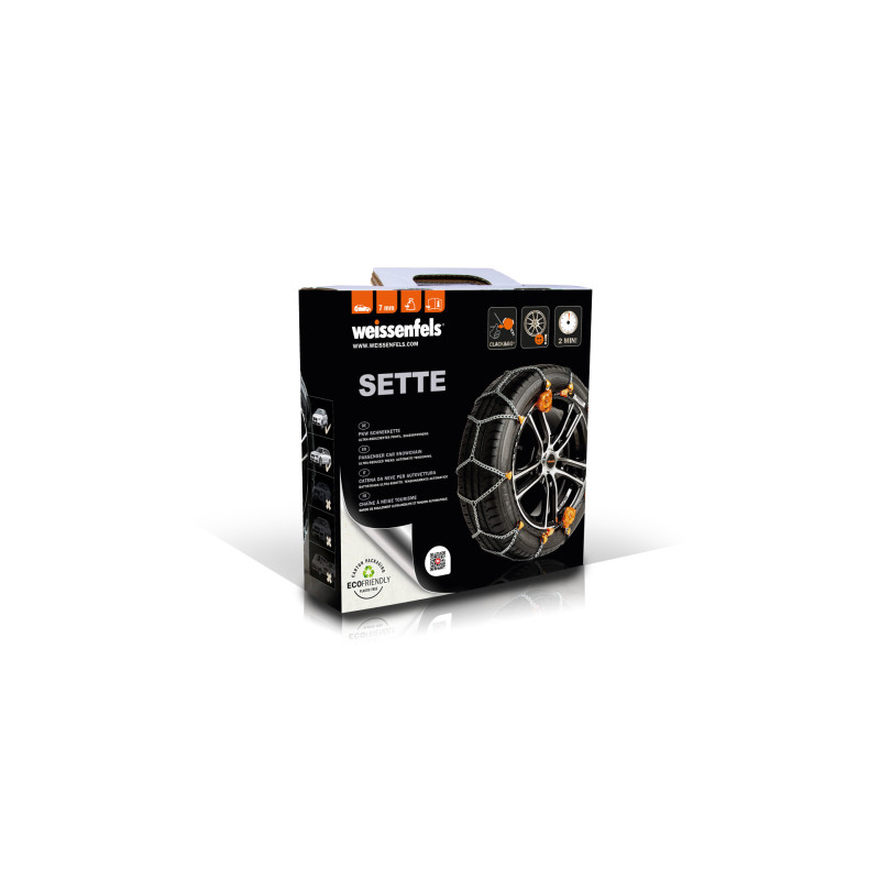 Weissenfels Clack&Go Sette M45 7mm gr.80 łańcuchy śniegowe