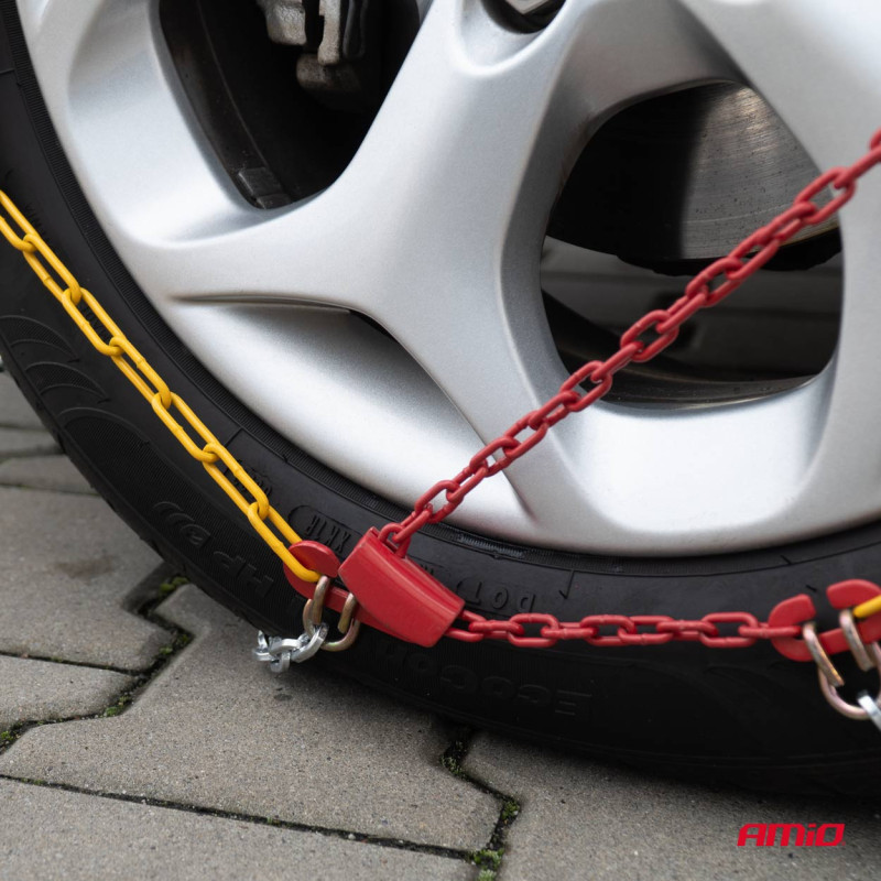 Łańcuchy śniegowe 12mm KN-120 AMIO-02117