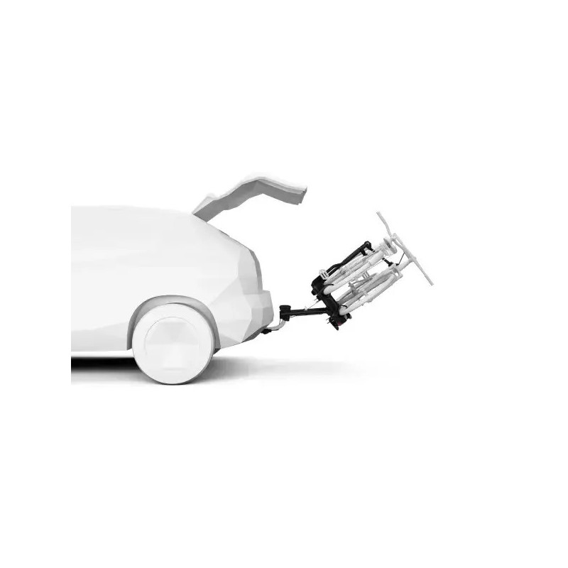 Bagażnik rowerowy na hak holowniczy Thule EasyFold 9441 czarny 2 rowery 13 PIN ⬅️ sklep DOAN