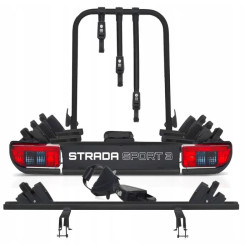Bagażnik rowerowy na hak holowniczy Atera Strada Sport M czarny 3 na cztery rowery 13 PIN ⬅️ sklep DOAN