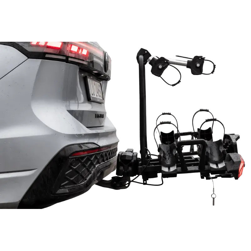 Bagażnik rowerowy na hak holowniczy Inter Pack Velox 2 LED srebrny 2 rowery 13 PIN ⬅️ sklep DOAN