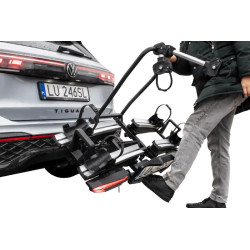 Bagażnik rowerowy na hak holowniczy Inter Pack Velox 2 LED srebrny 2 rowery 13 PIN ⬅️ sklep DOAN