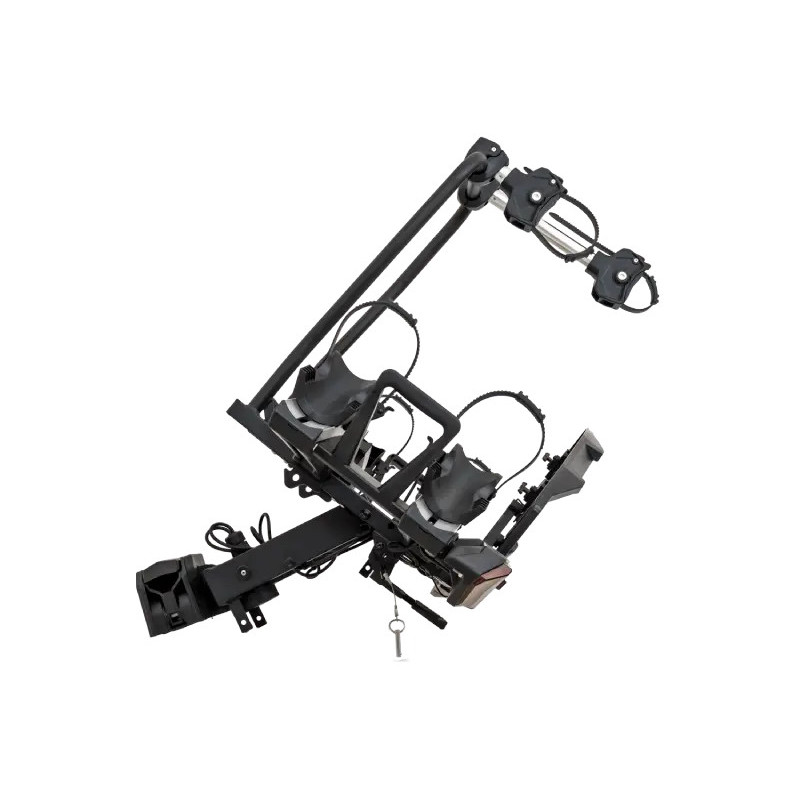 Bagażnik rowerowy na hak holowniczy Inter Pack Velox 2 LED srebrny 2 rowery 13 PIN ⬅️ sklep DOAN