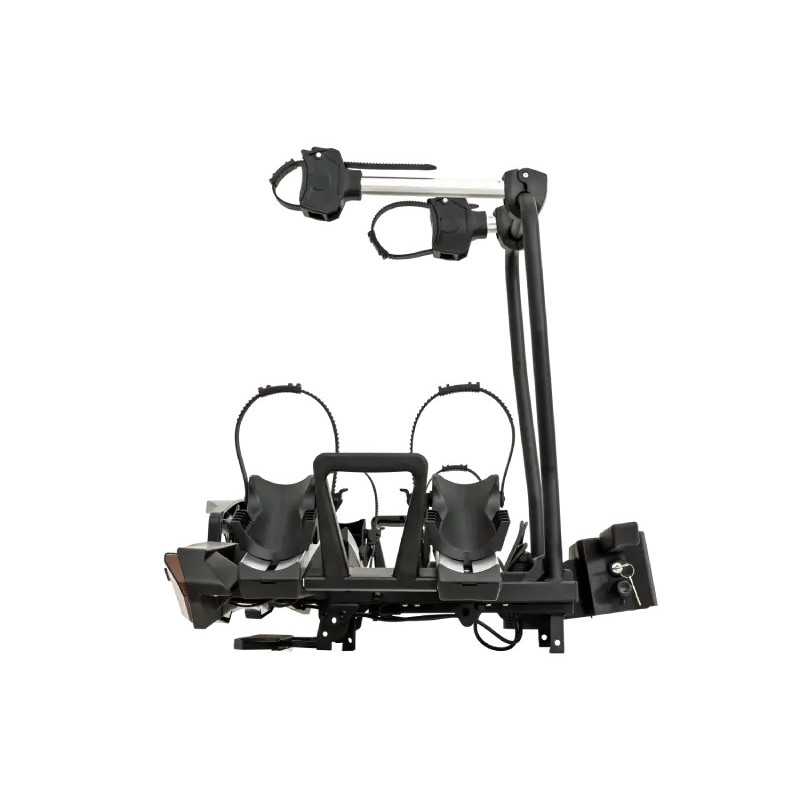 Bagażnik rowerowy na hak holowniczy Inter Pack Velox 2 LED srebrny 2 rowery 13 PIN ⬅️ sklep DOAN