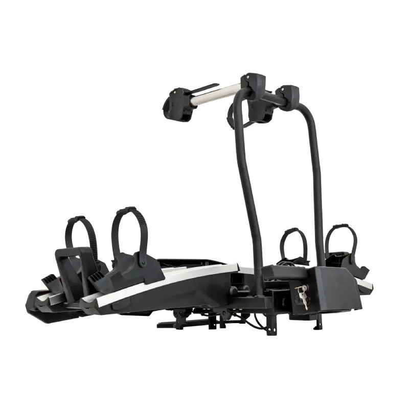 Bagażnik rowerowy na hak holowniczy Inter Pack Velox 2 LED srebrny 2 rowery 13 PIN ⬅️ sklep DOAN