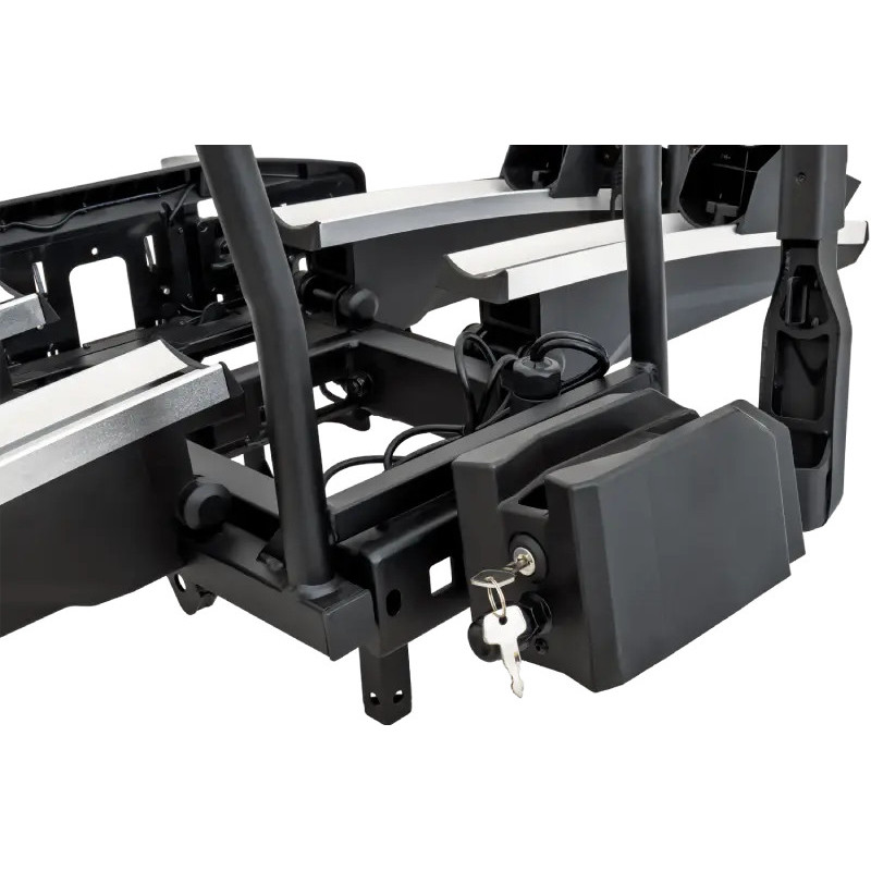 Bagażnik rowerowy na hak holowniczy Inter Pack Velox 2 LED srebrny 2 rowery 13 PIN ⬅️ sklep DOAN