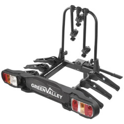 Bagażnik rowerowy na hak holowniczy  Aurilis Green Valley Discovery 3 rowery 13 PIN ⬅️ sklep DOAN