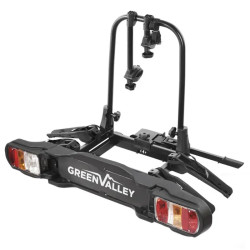 Bagażnik rowerowy na hak holowniczy  Aurilis Green Valley Discovery 2 rowery 13 PIN ⬅️ sklep DOAN